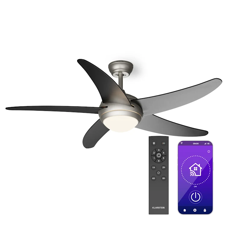 پنکه سقفی هوشمند کلارشتاین آلمان مدلklarstein Bolero Smart - دارای کنترل از راه دور و اپلیکیشن موبایل